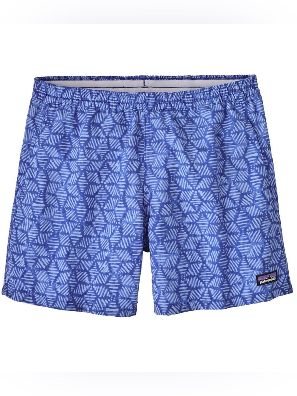 Patagonia Shorts Womens Medium Blue Baggies Hex
Geometric Trail Hiking